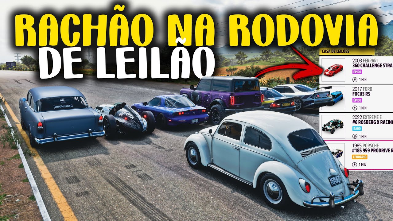 RACHÃO NA RODOVIA DE LEILÃO - FORZA HORIZON 5 GAMEPLAY