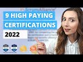 Top 9 HIGH PAYING Job Certifications To Make MORE MONEY in 2022