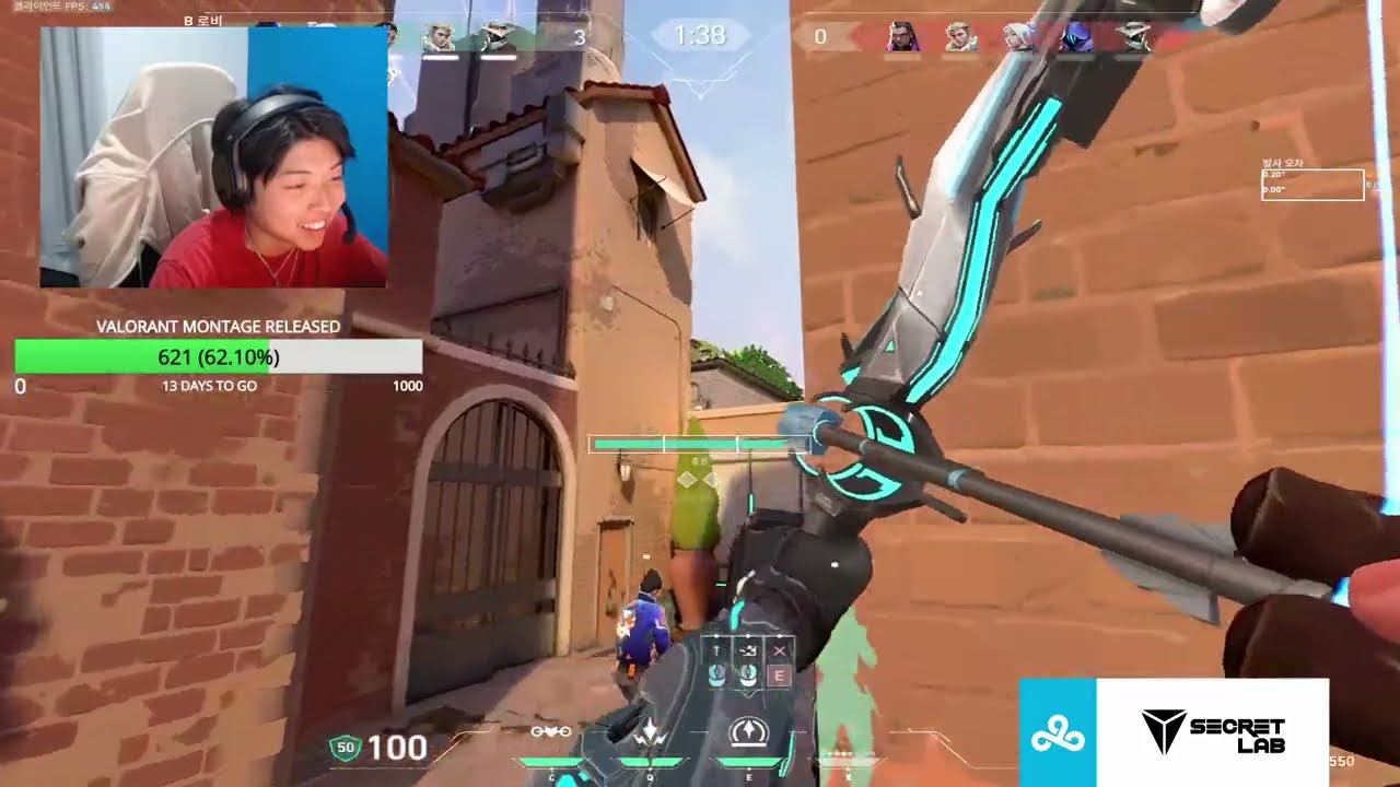 40 Rank! mvp! Cloud9 OXY PRO SOVA - VALORANT Pro POV