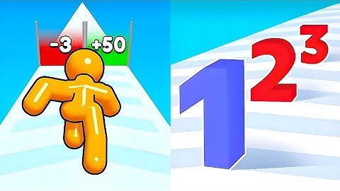 Tall Man Run vs Number Master - All Levels SpeedRun Gameplay (Android,iOS)