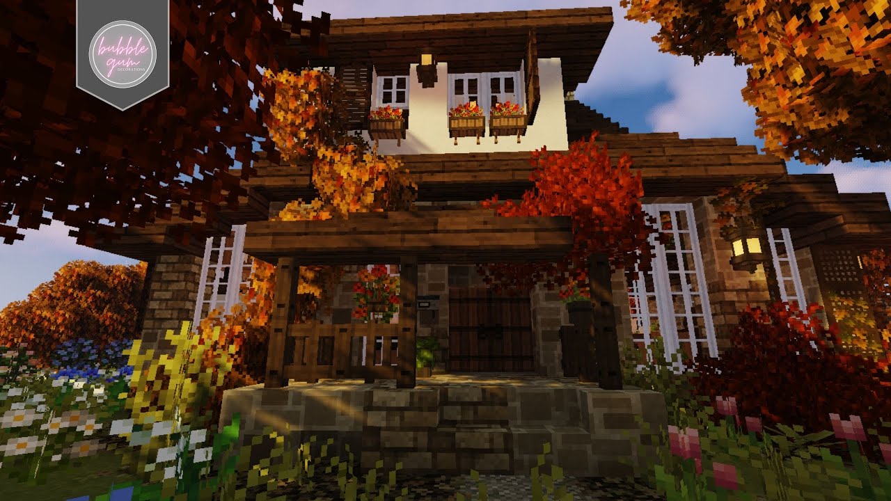 Minecraft 🍂 Cozzy Autumn House 🍂