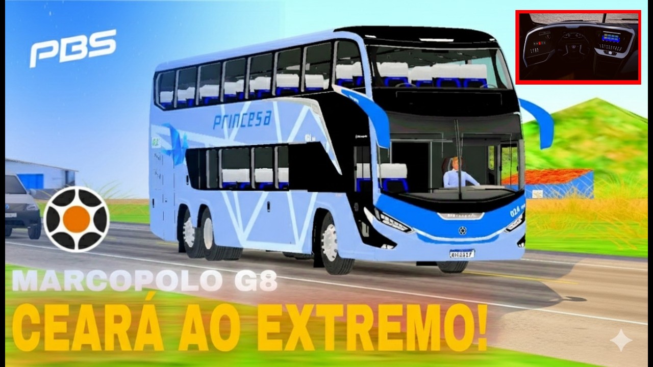 🔴De ITAPAJE x SOBRAL com o G8 1800 DD da PRINCESA! Proton Bus Simulator
