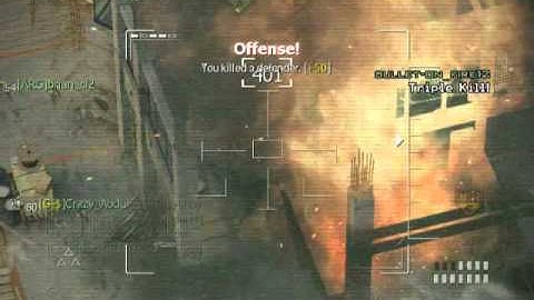 bullet-on_fire12 Reaper And AC130 On Overwatch - MW3 Game Clip