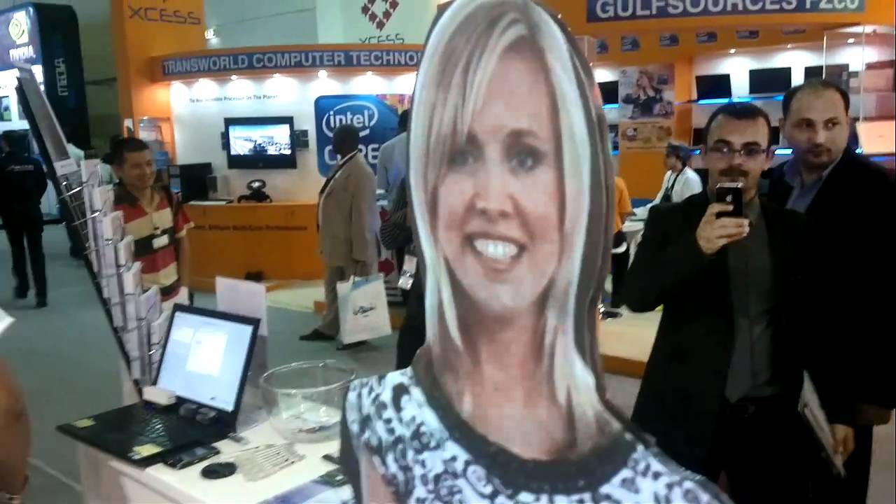 Talking model at gitex 2010 generated a lot of interest. Tak