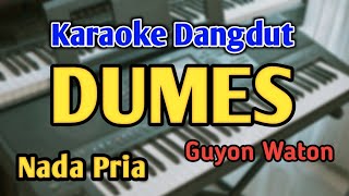 DUMES - KARAOKE || NADA PRIA COWOK || Guyon Waton || Audio HQ || Live Keyboard