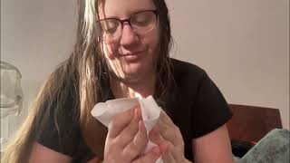 Sexy girls with runny nose, flu #shorts #noseblowing