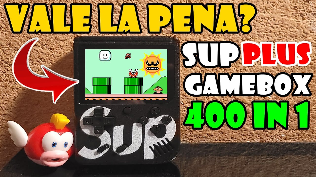 Comprar Consola Portátil Retro Sup Game Box Plus con 400 Juegos