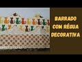 Pano de Prato com Régua Decorativa "A"