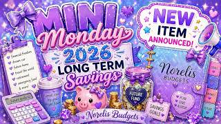 💖🎉 NEW Item Announcement! 💖🎉Mini Monday and 2026 Long Term Savings💖🎉