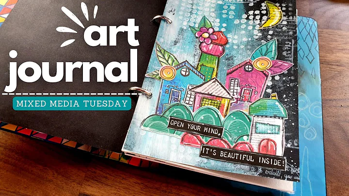 art journal | playing with Art By Marlene products