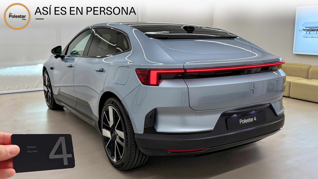 Así es el Polestar 4 2026 Long Range Single Motor en persona || Exterior & Interior
