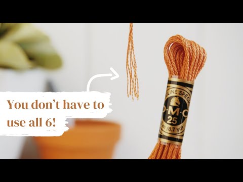 Wideo: Czy należy podzielić nić do haftu?
