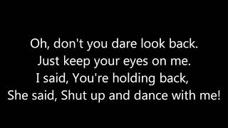 Walk The Moon ~ Shut Up and Dance With Me Lyrics