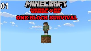 We Survived 100 Days in One block in Minecraft Hardcore