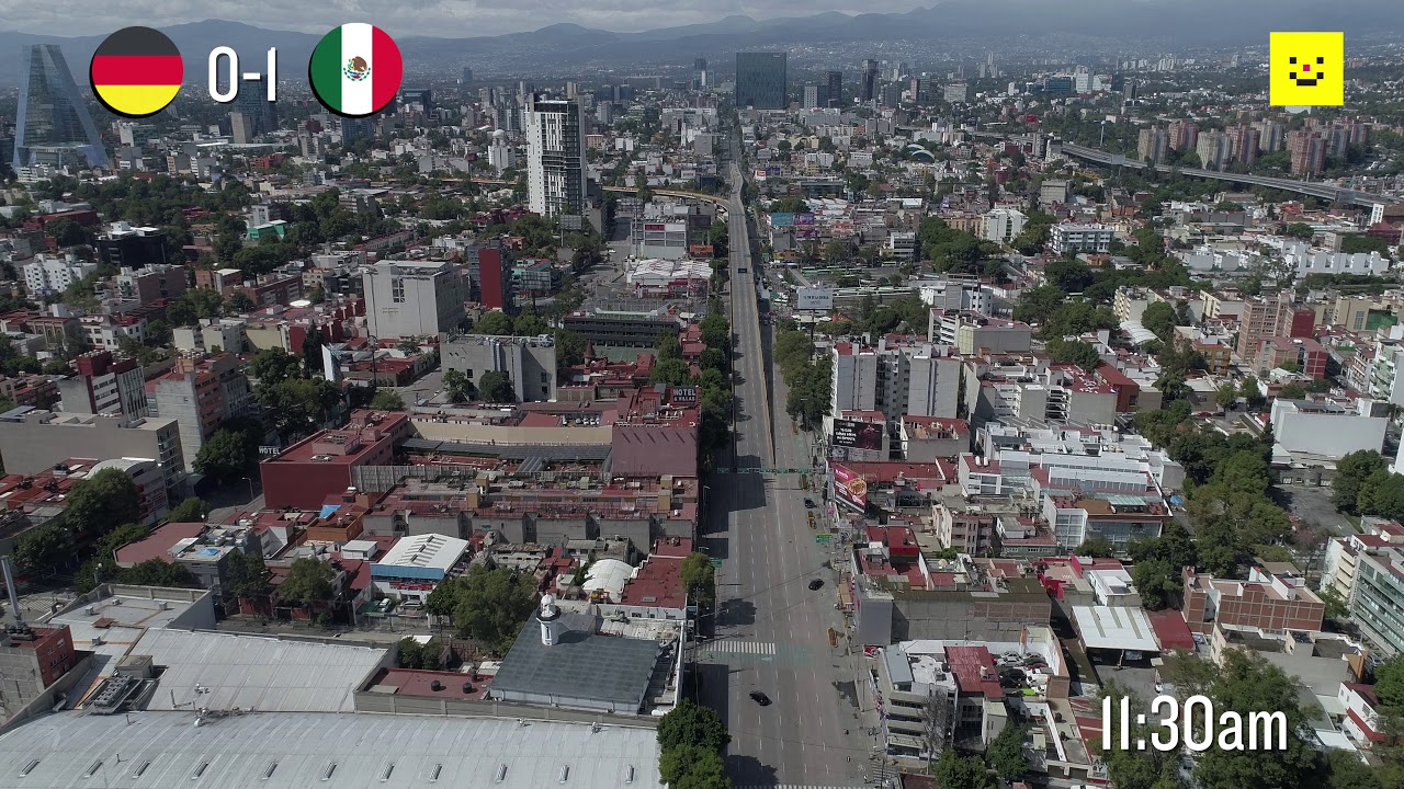 17 de Junio: así se vio la Ciudad de México durante el México-Alemania