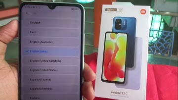 Redmi 12C language change / default language to English.
