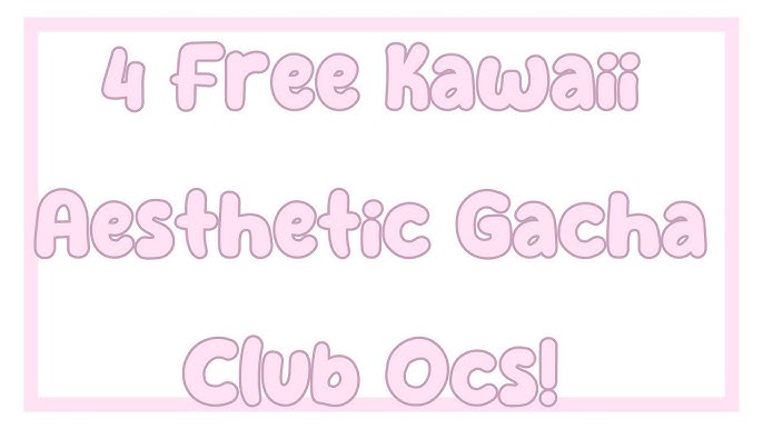 Free 5 Different Aesthetic Ocs-! 🕊️ • Gacha Club! 🤪 in 2023