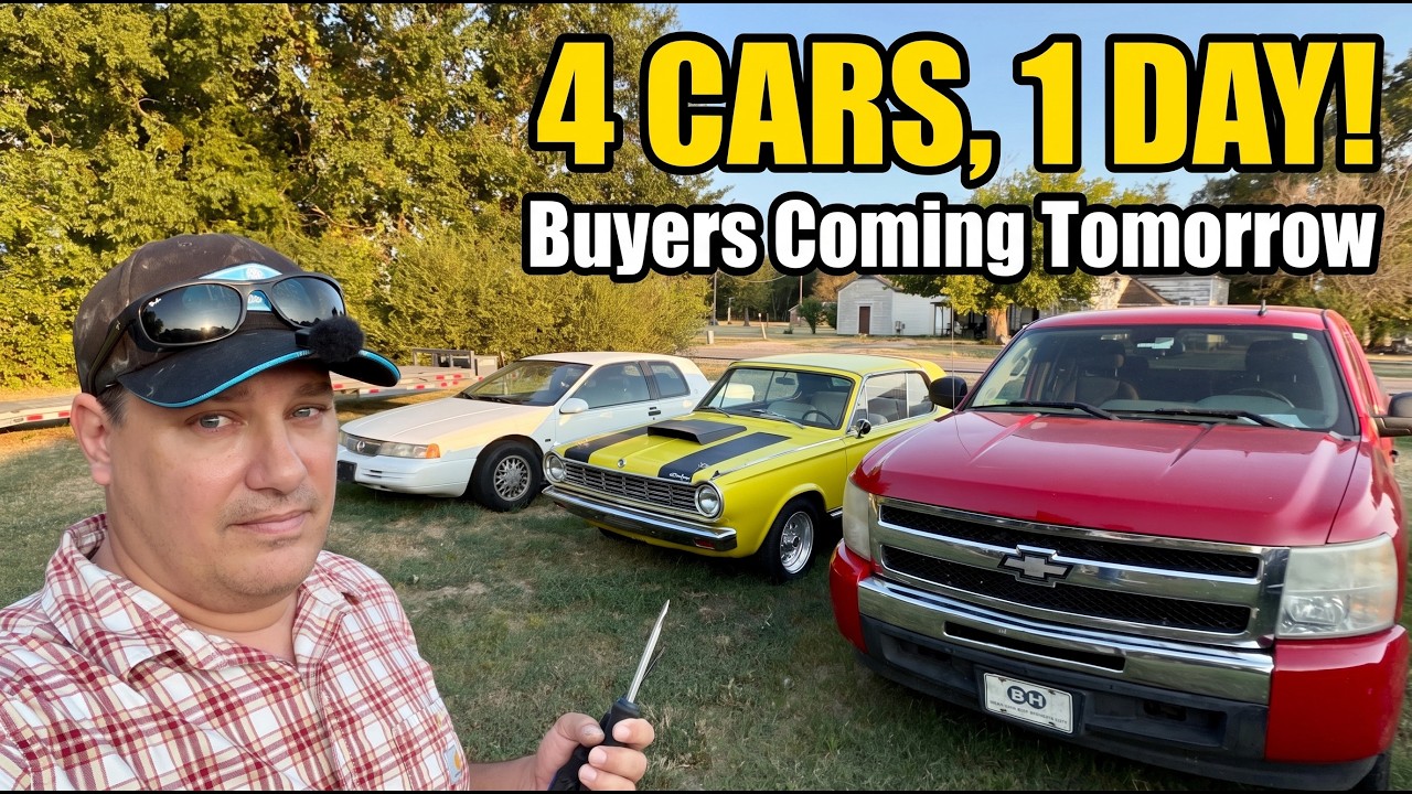 I Have to Fix 4 Cars Before Buyers Arrive Tomorrow — Can I Do It?