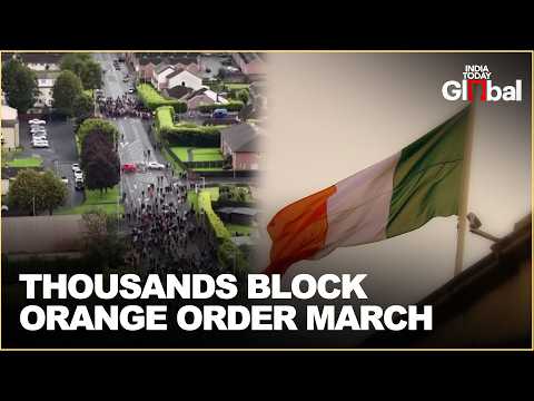 Thousands Block Orange Order Parade Down Northern Ireland's Garvaghy Road