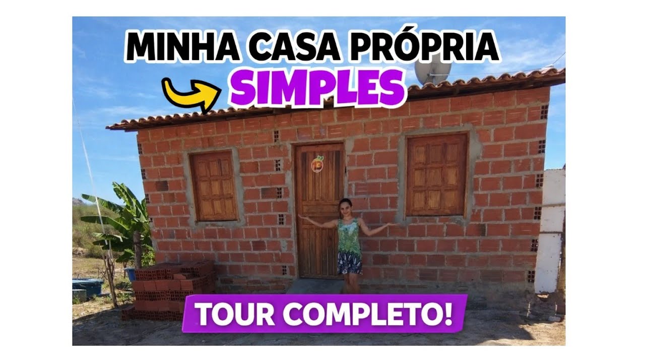 Tour pela minha casa própria simples 🏠✨