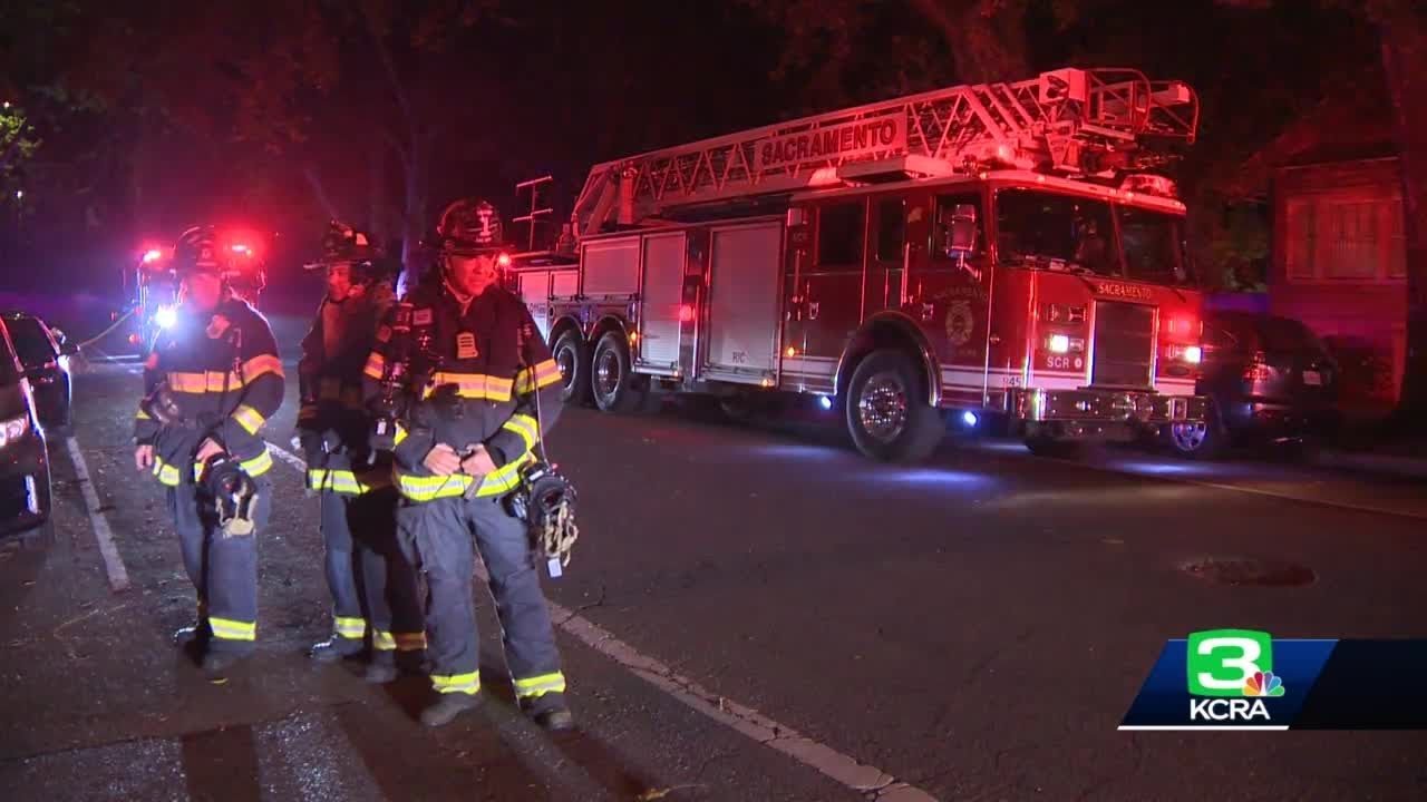 Crews battle several fires across Sacramento area Wednesday morning ...