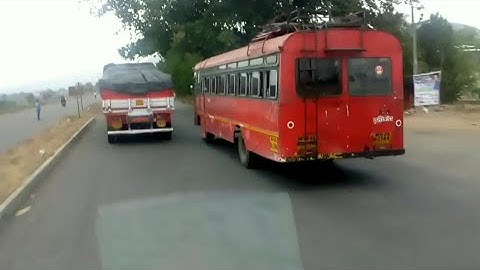 Chasing MSRTC Bus on Mumbai Goa Highway | Timelapse