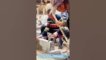 Splitting Stone by Hand: The Hammer and Wedge