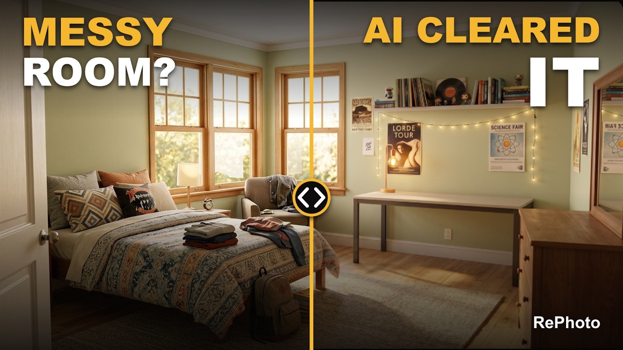 Video thumbnail for How to Remove Clutter From Real Estate Photos With AI