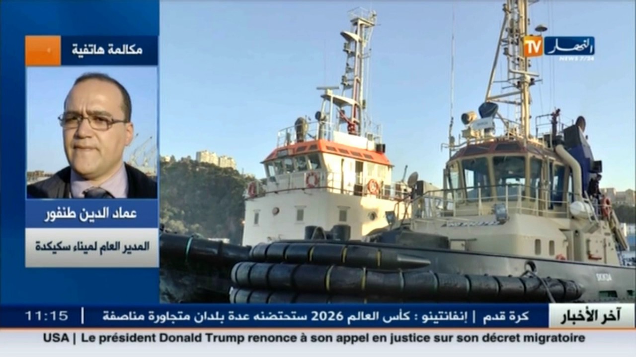 مدير ميناء سكيكدة يكشف تفاصيل مثيرة عن جنوح السفينة..