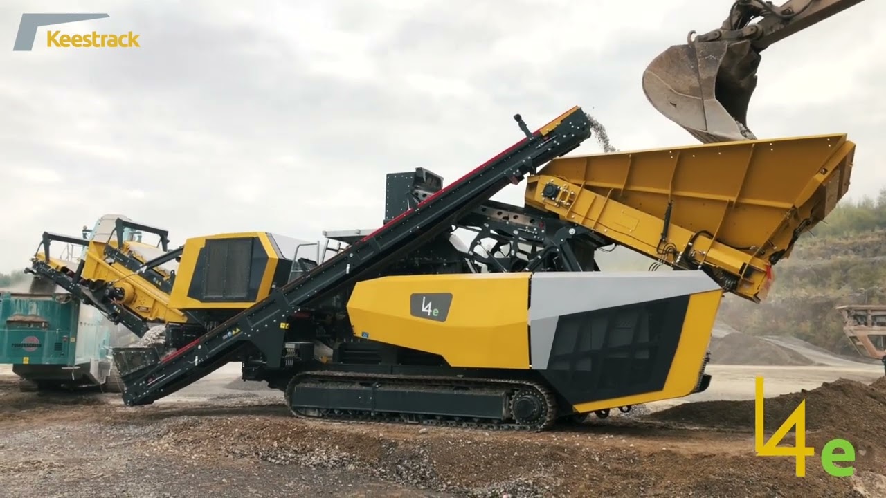 keestrack i4e mobile horizontal reversible impact crusher 1080p
