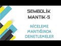 Niceleme Mantığında Denetlemeler ve Bulanık Mantık (AYT-Felsefe Grubu) #25