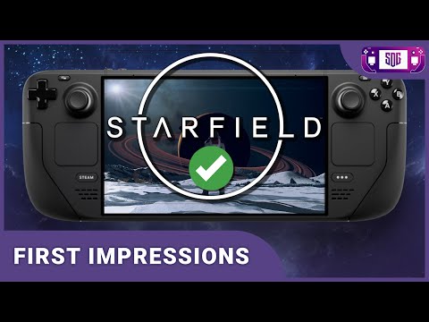 Starfield Steam Deck FIrst Impressions and initial Settings