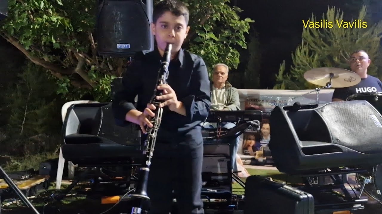 Απολαύστε τον 10 χρονο στο κλαρίνο Ανδρέα Κοκκώνη -Πανηγυρι στην  Σκοτεινή Αργολίδος