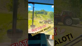 FIAT 640 DT încarcă baloți uriași, SAME Silver 90 îi transportă! 🚜