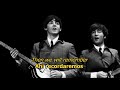 Things we said today - The Beatles (LYRICS/LETRA) [Original]