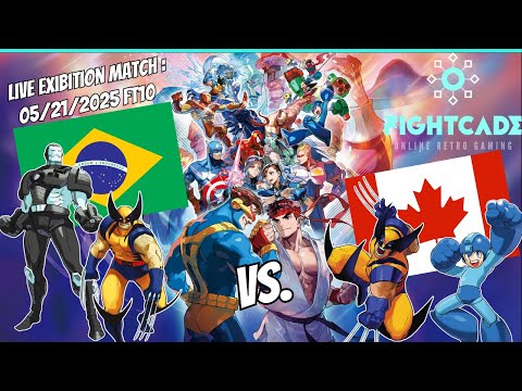 🎮 LIVE: Fightcade + Marvel vs. Capcom Fighting Collection 🔥 | Retro Fighting Game  on Fightcade 2