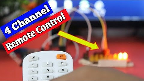 4 Channel Remote Control Project Using Arduino UNO
