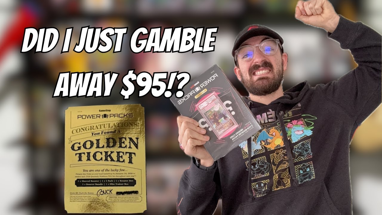 GAMESTOP POWER PACK СЕРИИ 4! 🎟️ Сможем ли мы получить ЗОЛОТОЙ БИЛЕТ и PSA 10?!