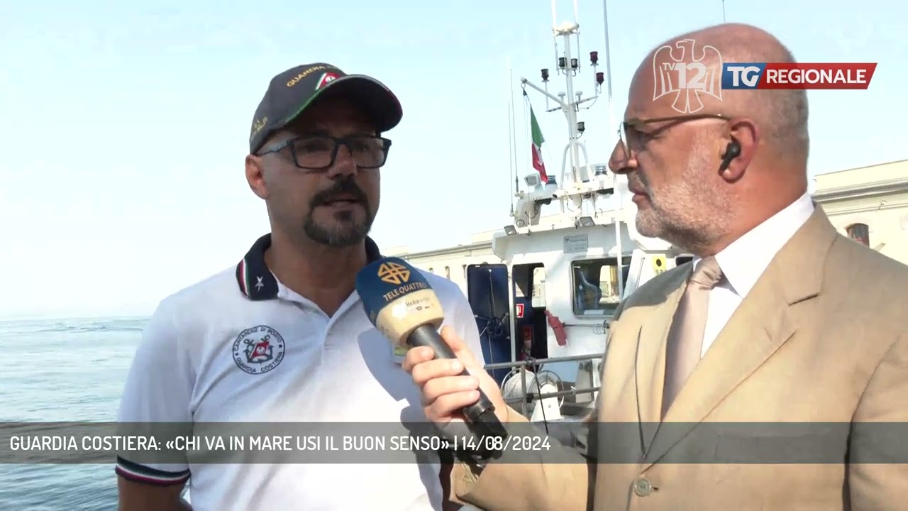 GUARDIA COSTIERA: «CHI VA IN MARE USI IL BUON SENSO» | 14/08/2024