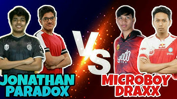 Jonathan and Paradox vs Microboy and Draxx