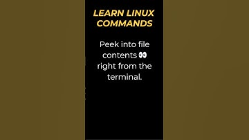 View File Content Instantly with cat – Linux Basics Explained! #shorts