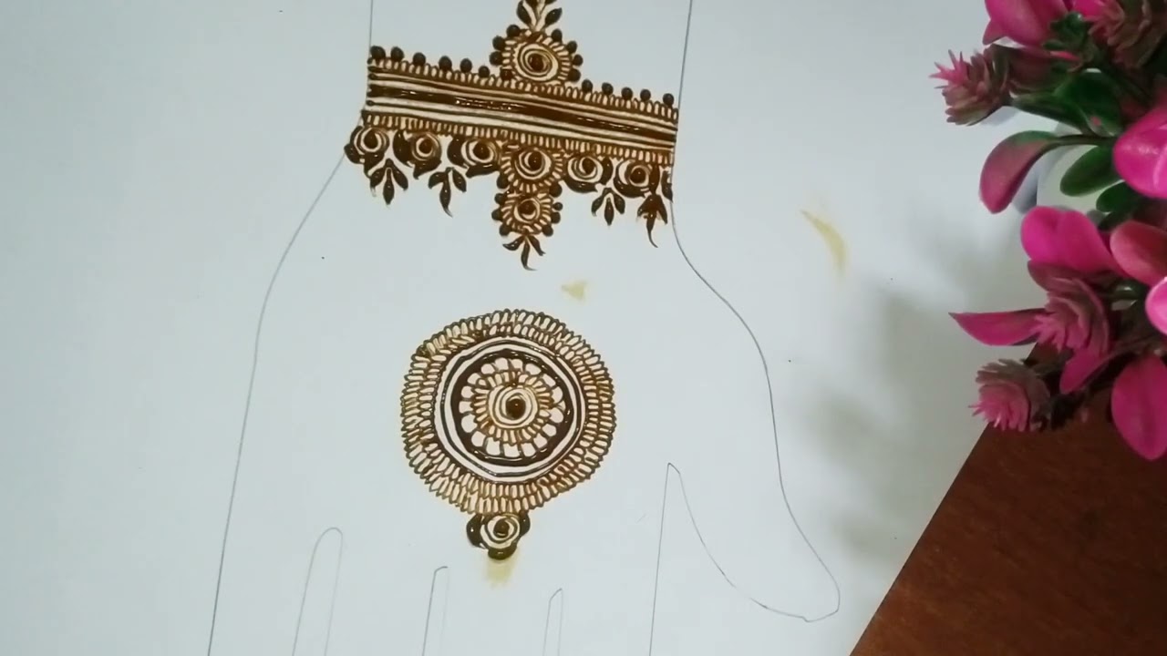 Beautiful Mandala Mehandi Design |