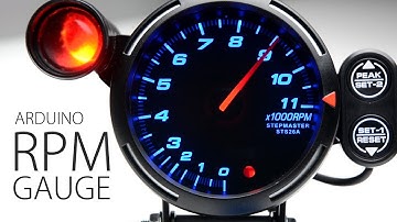 DIY ARDUINO RPM REV TACHO SIM HUB DASH