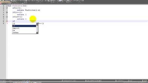 Factorial Recursivo en Python