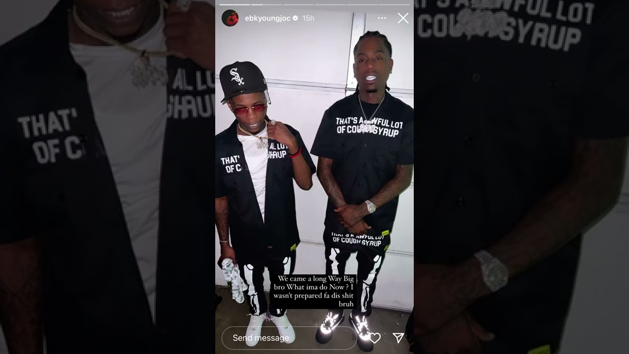 EBK Young Joc Reacts To Young Slo-Be Death 