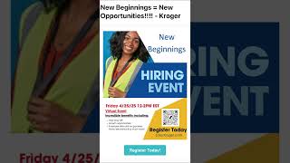 #kroger #jobfair #job #hiring #nowhiring #getmoney