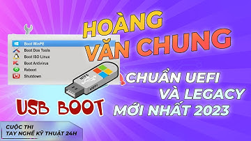 Hướng dẫn tạo USB Boot mới nhất 2023 | USB cứu hộ chuẩn UEFI và Legacy | Hỗ trợ CPU đời mới.