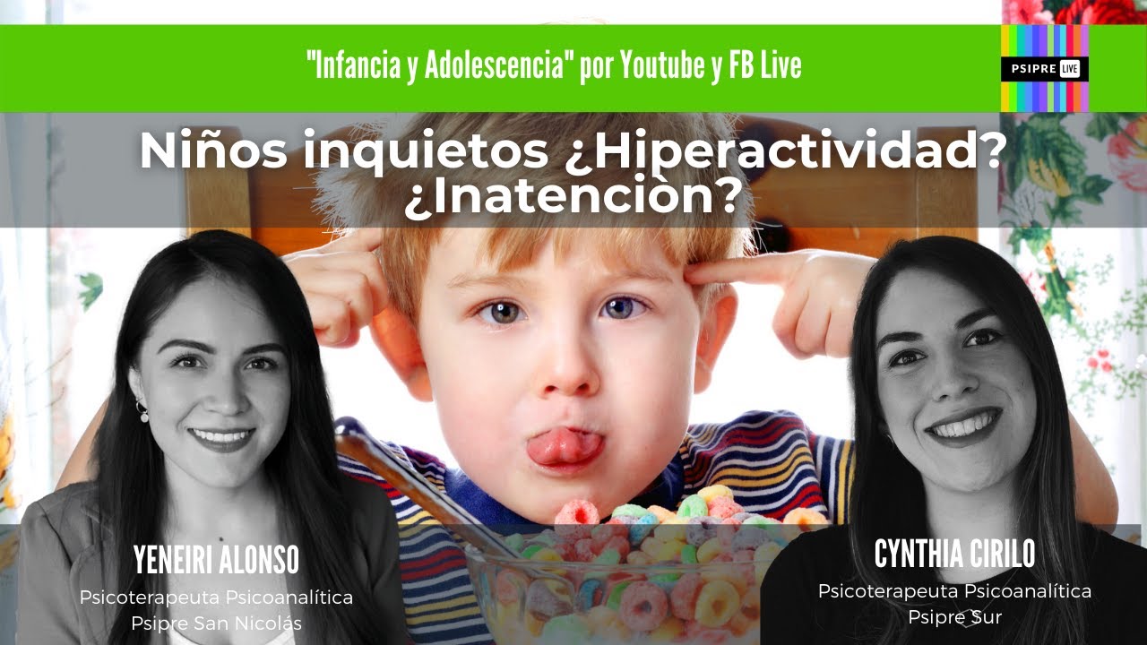 Niños inquietos ¿hiperactividad?¿Inatención? - YouTube