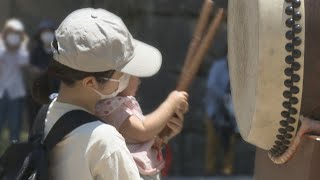 6月10日は「時の記念日」 香川・丸亀城の大手門広場で市民らが「時太鼓」鳴らす 6月10日は「時の記念日」 香川・丸亀城の大手門広場で市民らが「時太鼓」鳴らす