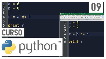 Python 09 Curso desde Cero | Operadores relacionales